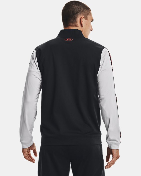 Men's UA Tricot Jacket, Gray, pdpMainDesktop image number 1
